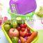 Useful Medium Size Plastic Storage Basket/plastic Large Hollow Out Washing Basket