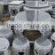 GCF4031 Hot selling dark grey granite antique garden table and chairs