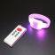 Promotional convert light differnet area different light silicon material made led flashing color changing wristband