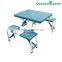 Folding Camp Portable Aluminum Wholesale Picnic Table with 4Seats