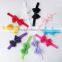China wholesale chiffon kids hair bows for New Year