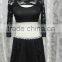 Yifusha high quality women black dance dress QQ020