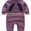 Customized Warm Fleece Winter Baby Rompers Lovely Baby Rompers Wholesale 0-6 Months Baby Rompers