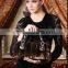 Grace luxury imitation feather party hand bag for woman gender straw bag fur bag charm