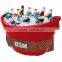 USA Made Igloo Party Bucket - has a 20 quart capacity, foam insulated and comes with your full color print logo