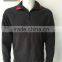 60% Cotton 40%polyester Fleece Fabric Men's Pullover Sweatshirt With Half Zipper