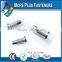 Made In Taiwan Special Screw Pan Head No 3 Square Drive Tapping Screw Type 17 Flat Top Pan Head with Knurl