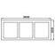 100*40 square tube wooden panel composite decking