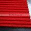 anti-slip red striped carpet for 5 star hotel