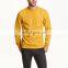 Mens long sleeved sweatshirt with ribbing cuffs and hem