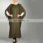 Newest Muslim Women Clothing Moroccan Kaftan Ladies Duabi Abaya Dress Jilbab Islamic Outwear Tassels cotton