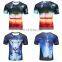 Casual shirt digital sublimation printing 100% cotton t shirt custom print logo and pattern