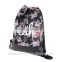 Flower fresh custom gymnastic unisex printed fitness sport shopping wholesale colorful stylish half leather simple bag