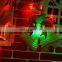 4m 20 LEDs Life Waterproof RGB Modeling String Lights Christmas Snowman Without End Joint and Controller, AC 110V-220V