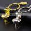 New Design Custom Metal Gold Closestool Keychain in Closestool
