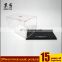 Clear cover and black base pmma plexiglass toy display case box acrylic toy display box