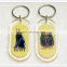 Acrylic keychain with thermometer and personal design
