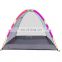 Popular aluminum tent pole folding orange solar camping tent
