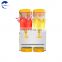 LCD touch screen hot and cold drinks post mix concentrated juice machine
