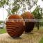 Landscape garden corten steel sculpture