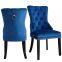 Velvet Count Chairs in Solid Wood ,Side chair Counters HL-6087-1