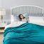 Moving Decoration Single Plain Flannel White Lamb Sherpa Blanket