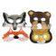 Wholesale cheap felt animal face black Felt mask face