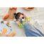 X1226/Hot Sell Summer Fashion Brand Print Suspender Dress for Girl Causal Cool Fresh Kids Demin Dress