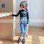 Girls Bandage Jeans 2020 Fall New Small Feet Slim Pants Western Style Korean Children's Pants