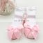 Ballet shape baby socks net yarn ball bow girls socks European and American cute princess INS lace children's socks