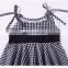 2019 summer Girls Lace Plaid Princess Mini Summer Casual sling Party Dress Sundress Newborn Kids Baby Girl Clothes Sleeveless