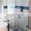 304 Stainless Steel and Crystal Glass Door Pull Handle on the Shower Room Bathroom