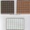 Patterned Glass With Chicken Wire