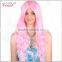 Cheap Beauty Japanese Hot Orange Curly Synthetic Cosplay Wig