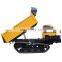 Factory export walk behind mini dumper 8ton crawler transportador dumper agricultura