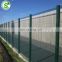 PVC coated 4mm wire mesh 8ft height anti-climb clearvu fencing for photovoltaic power station
