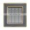 Type 86 UK/EU Standard 1 Gang 1/2 Way Wall Push Button Light Switch Acrylic Panel Sockets and Switches Electrical 10A