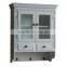 white color wooden wall cabinet/shelf / wooden living room furniture