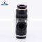 Factory Price PZA Series 4/6/8/10/12mm Air Connection Plastic 4 Ways Quick Push In Tube Cross Pneumatic Fittings