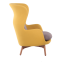 High quality lounge with cushion mid century furniture JH1 Easy Chair