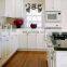 White plywood design kitchen cabinet shelf edge trim
