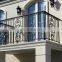 decorative exterior metal long porch handrail safe luxury wrought iron black balcony railing for house