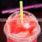 Reusable Color Hard Plastic Party Drinking Smoothie Straws