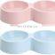 stainless steel luxury aluminium eco friendly tilted collapsible porcelain customized plastic ceramic pet bowl