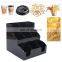 Black Acrylic Coffee Cup&Lid Dispenser Holder Paper Cup Holder