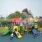 China children plastic slide and swing set outdoor playground equipment