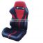 black PVC single slider and single adjustor for automobile car use sports racing seat