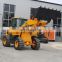 Reliable 2t Mini Articulated Wheel Loader CE 2 ton 3 ton 5 ton 4 wheel loader attachment sweeper loader for sale in dubai