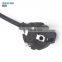 China manufacturing professional 3 pin extension cord with European plug , EU power cord ac power cable for PC