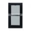 YY Australia standard black aluminum hung window with double glazed for home use